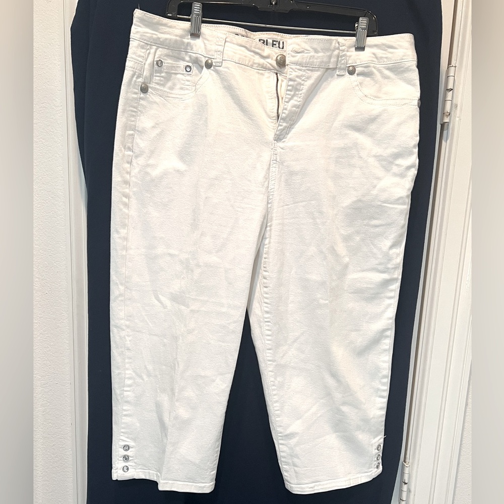 Women's Cropped Jeans in Bright White
